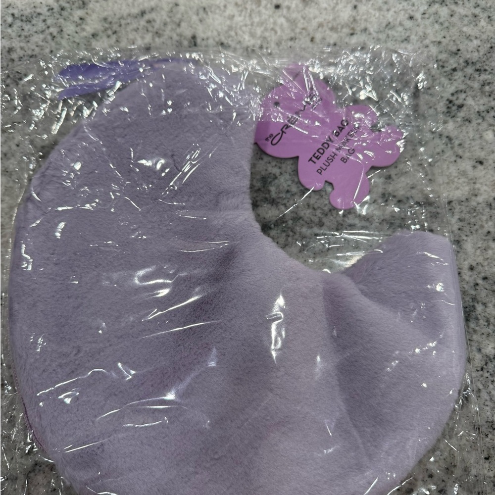 Purple Plush Makeup Bag